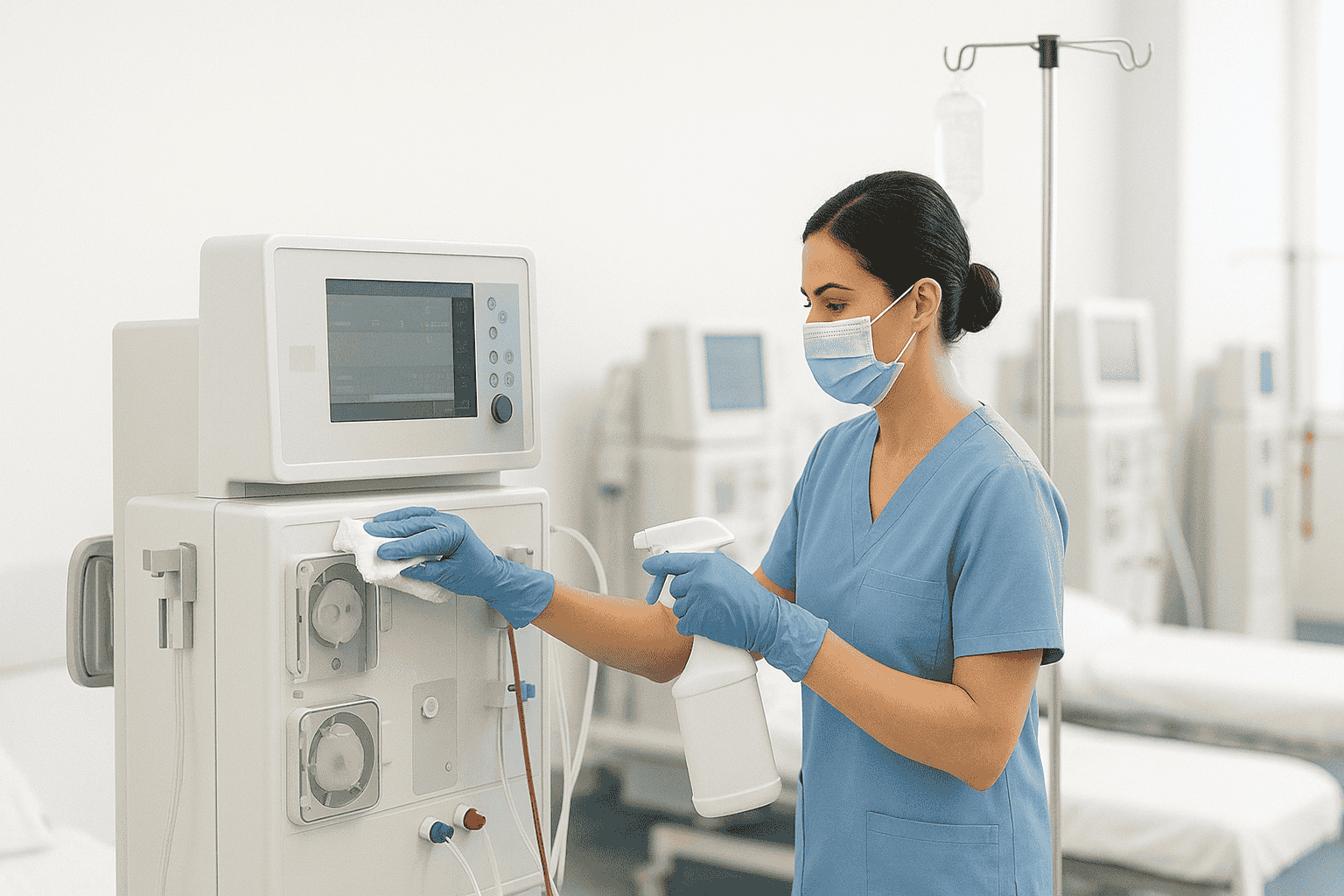 Dialysis Unit Disinfection